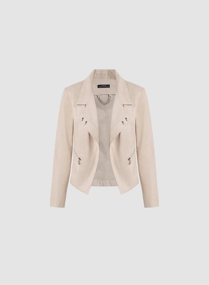 Vex - Veste courte à détails métalliques