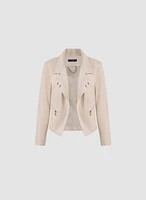 Vex - Veste courte à détails métalliques