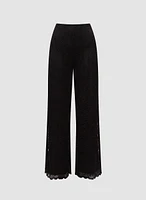 Wide Leg Lace Pants