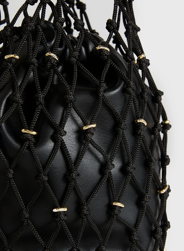 Weaved Rope Pouch Bag