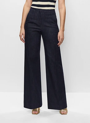 Wide Leg Denim Pants