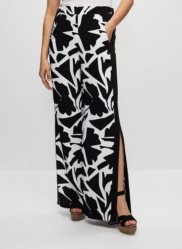 Joseph Ribkoff - Wide Leg Floral Print Pants