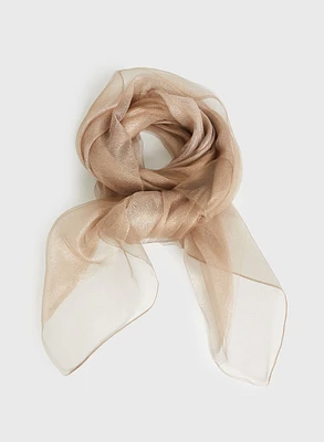 Foulard de soirée en organza
