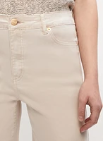Wide Leg Culotte Jeans