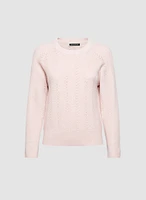 Pointelle Knit Sweater