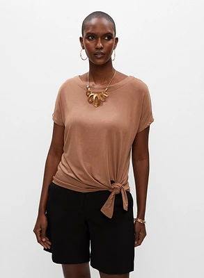 T-shirt à détail nou