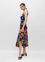 Fruit Print Jersey Dress