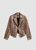 Snake Print Jacket