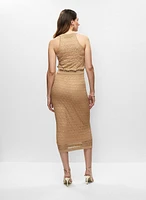 Pointelle Knit Dress