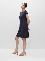 Robe t-shirt à encolure ronde
