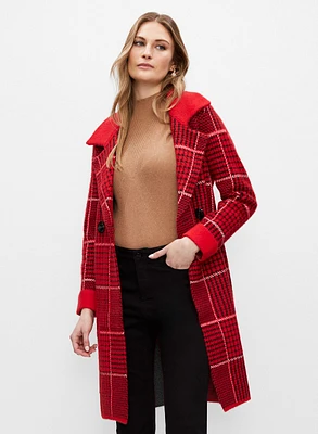 Plaid Long Coat