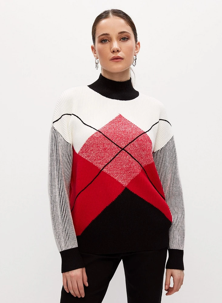 Colour Block Sweater