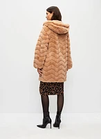 Reversible Faux Fur Coat