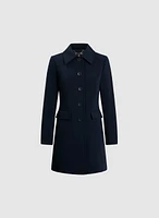 Trench mi-long à boutons