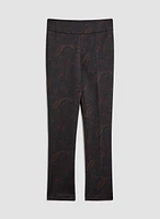 Pantalon Madison à motif cachemire