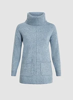 Cowl Neck Tunic Sweater