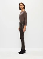 Legging Kayla à motif écailles de serpent