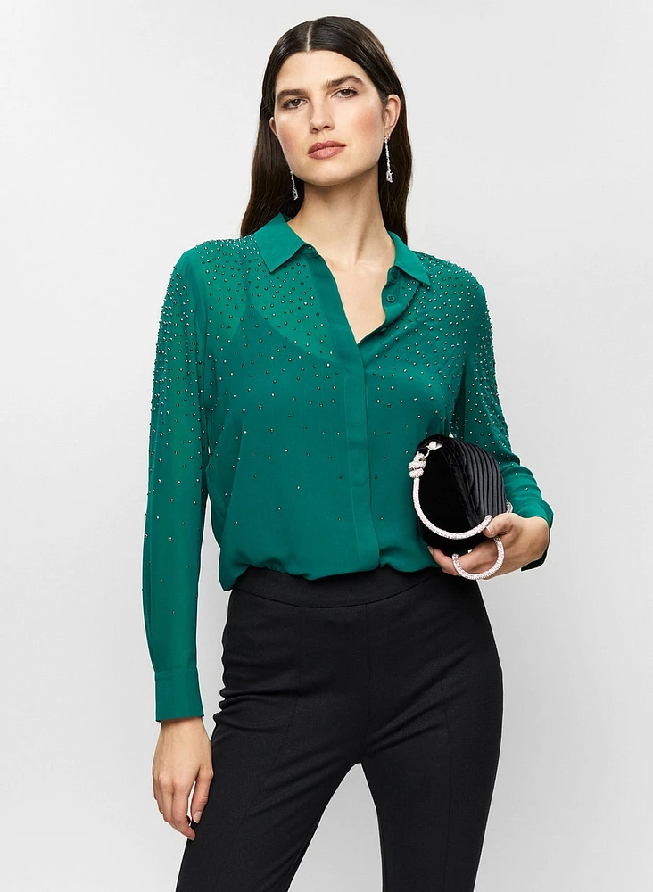 Stud Detail Blouse