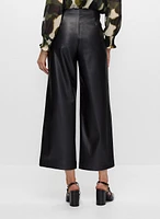 Vegan Leather Culotte Pants