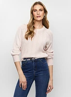 Pointelle Knit Sweater