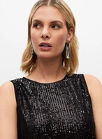 Sleeveless Sequin Top