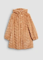 Reversible Faux Fur Coat