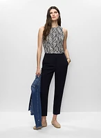 Chevron Motif Top & Juliette Fit Pants