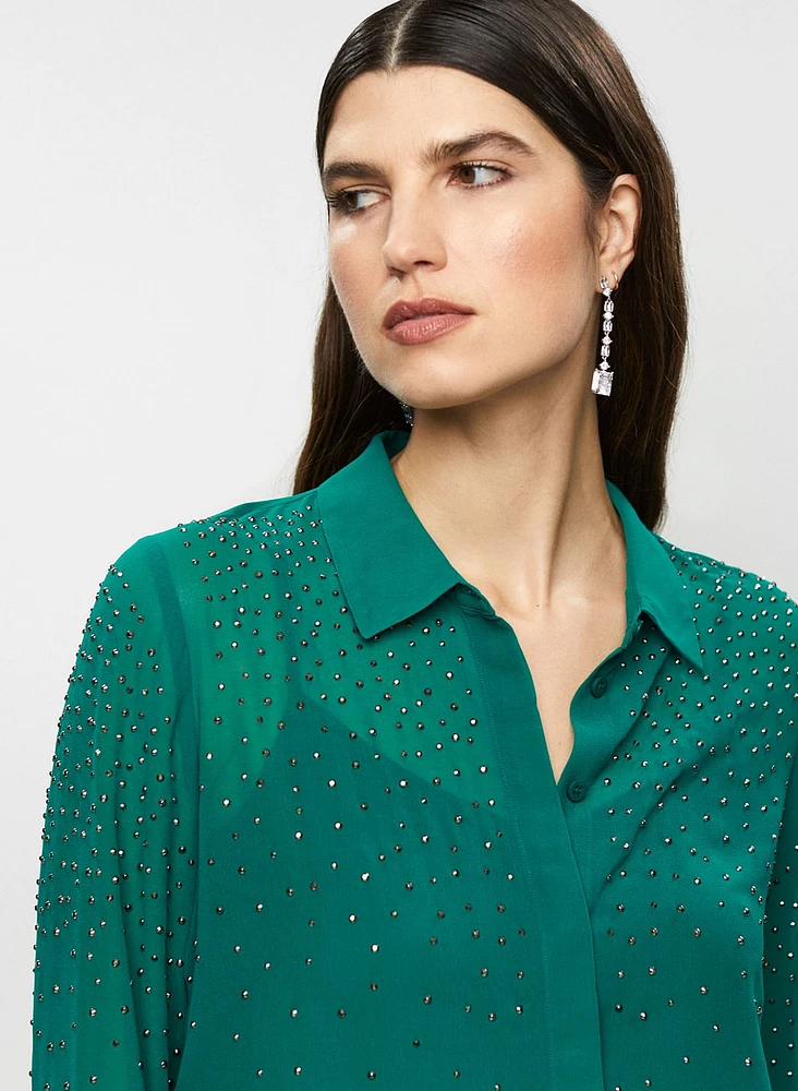 Stud Detail Blouse