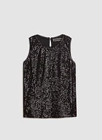 Sleeveless Sequin Top