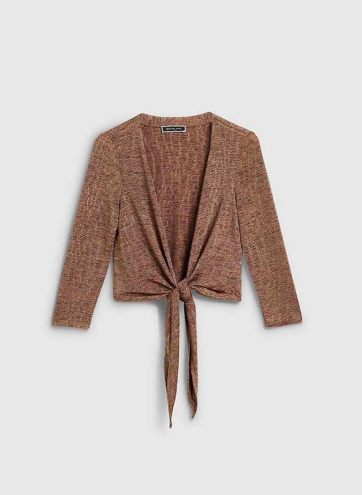 Tie Front Cardigan