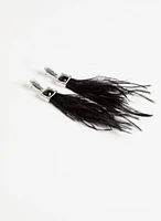 Feather Dangle Earrings