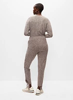 Tunique asymétrique en tricot mélang
