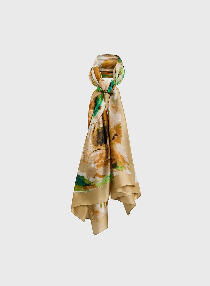 Floral Lightweight Scarf