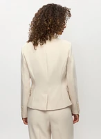 Veste courte à boutons décoratifs