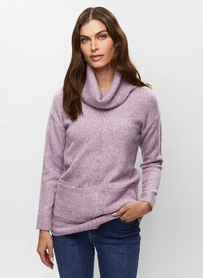 Cowl Neck Tunic Sweater