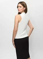 Sleeveless V-Neck Top