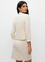 Two Tone Bouclé Jacket