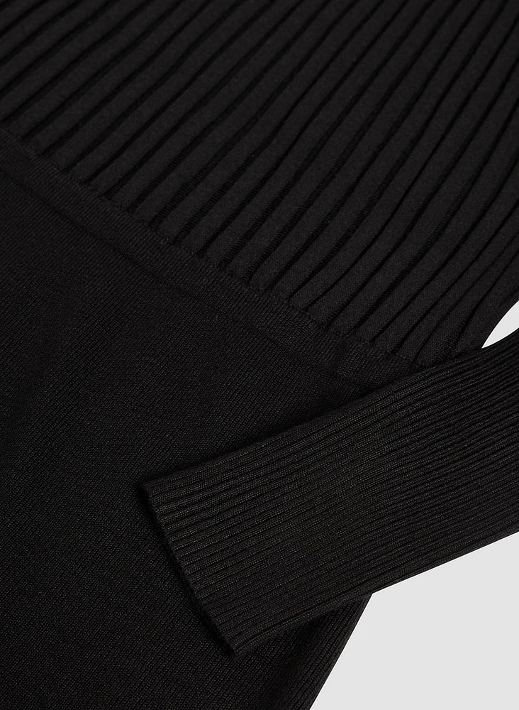 Dolman Sleeve Sweater Dress