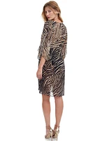 Profile By Gottex - Robe cache-maillot à motif animal