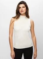 Camisole basique en tricot côtelé