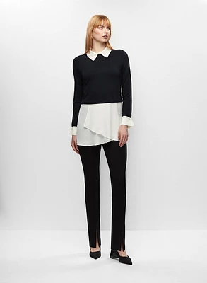 Haut illusion et pantalon droit