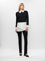 Haut illusion et pantalon droit
