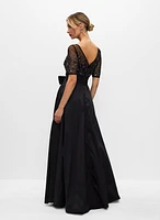 Adrianna Papell - Mesh Detail Gown