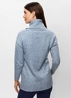 Cowl Neck Tunic Sweater