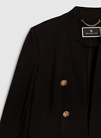 Crested Button Redingote Jacket