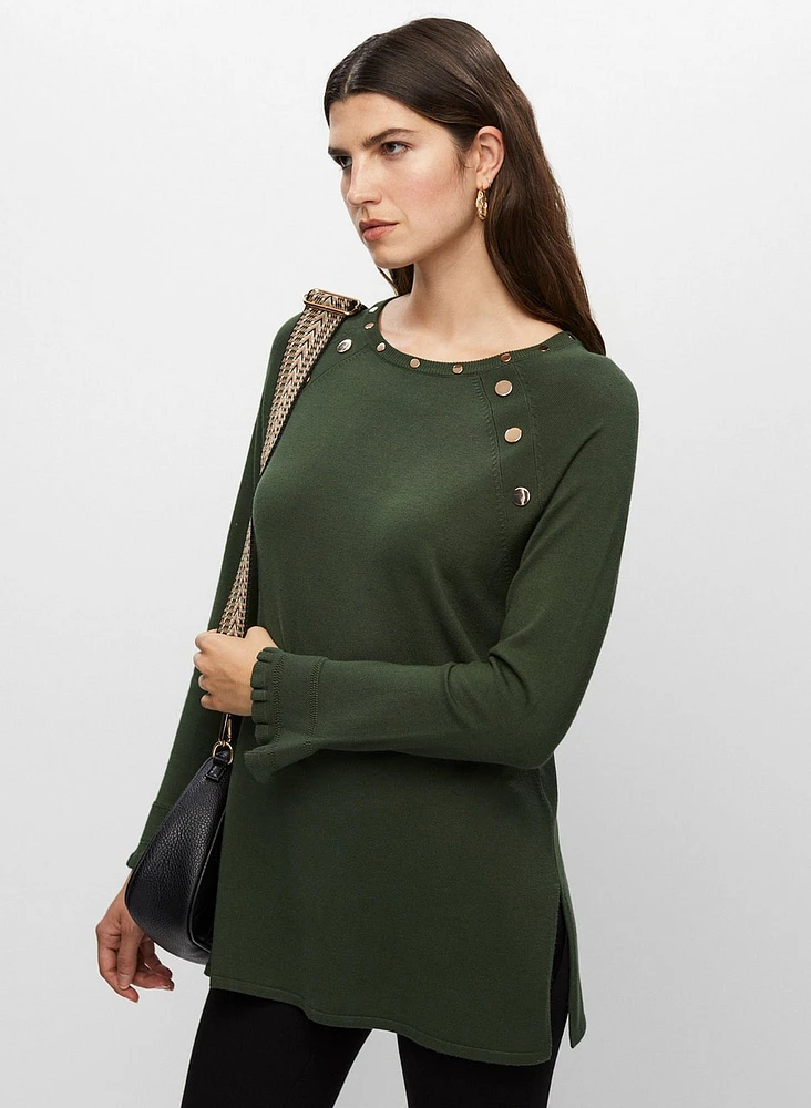 Button Detail Tunic