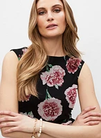 Floral Print Sleeveless Top