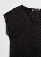 Metallic Zebra Motif Tee