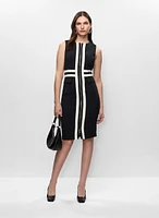 Robe zippée et boucles ovales
