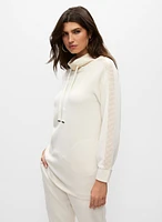 Embellished Funnel Neck Top